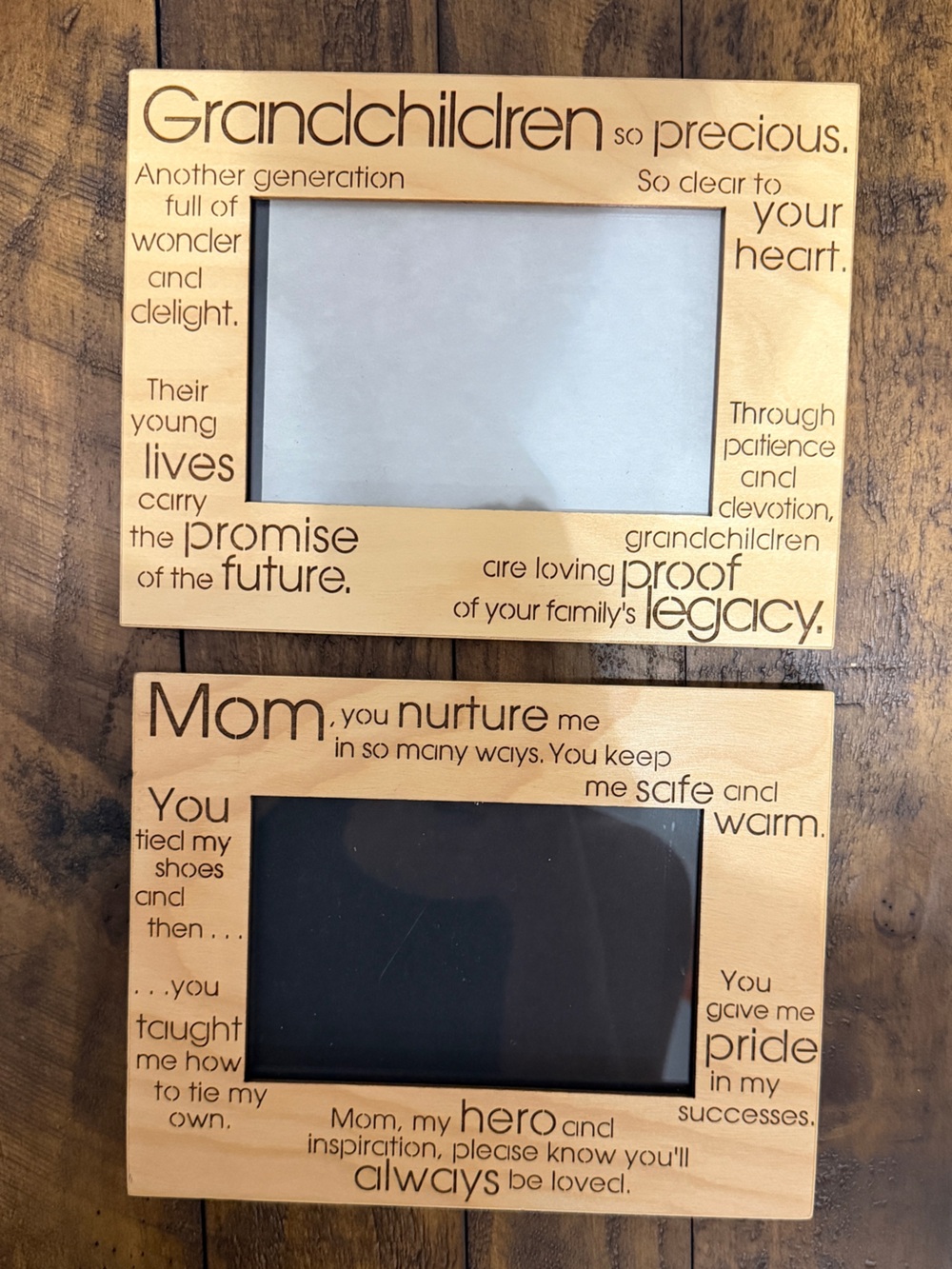 Family Photo Frames - Set of 2
